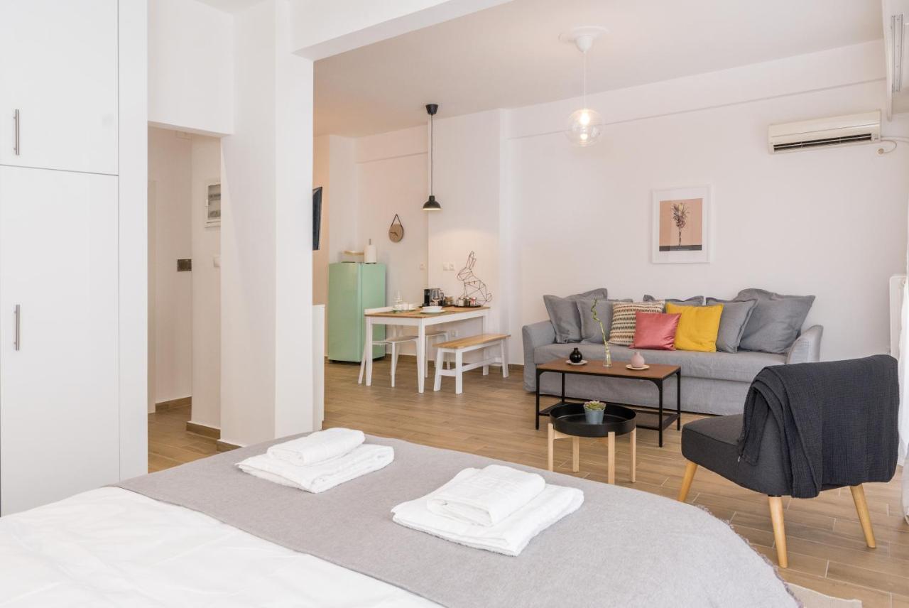 Wide Comfy Studio Apartment Centrally Located In Thissio 雅典 外观 照片